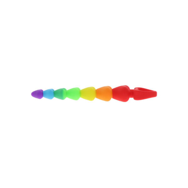 ToyJoy Rainbow Heart Anal Beads-
