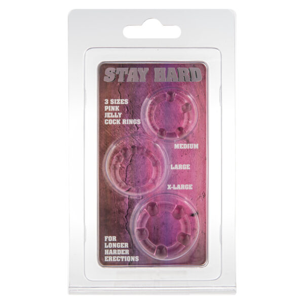 ToyJoy Stay Hard Cock Ring Set-