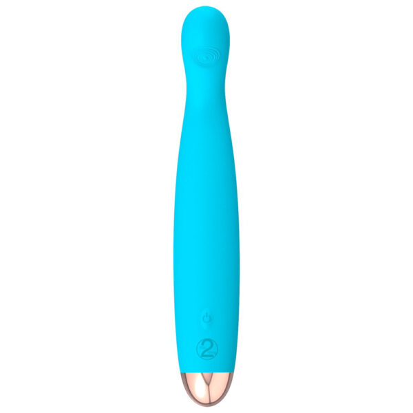 Cuties Silk Touch Rechargeable Mini Vibrator Blue-