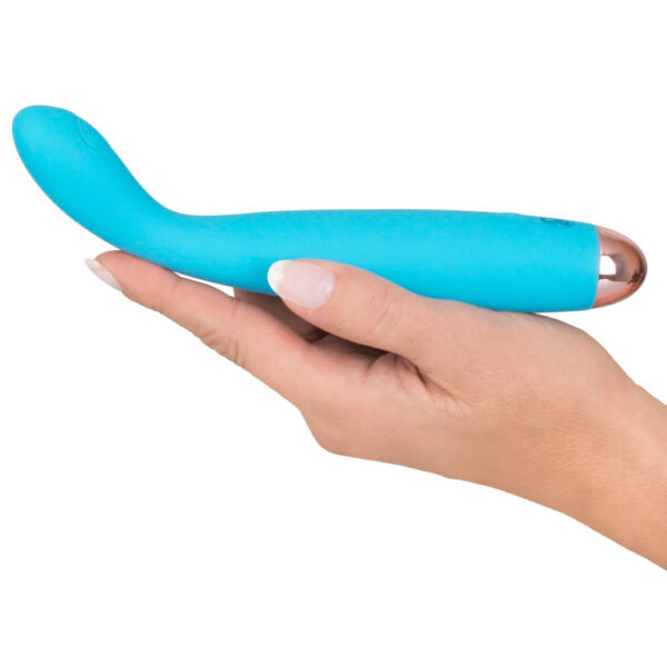 Cuties Silk Touch Rechargeable Mini Vibrator Blue-