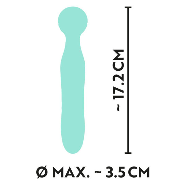 Cuties Silk Touch Rechargeable Mini Vibrator Green-