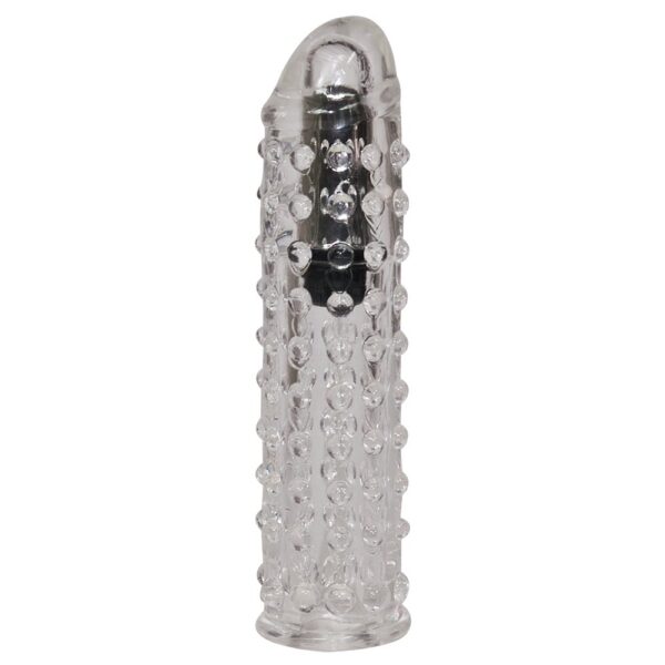 Clear Vibrating Penis Sleeve-