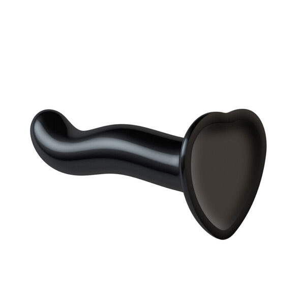 Strap On Me Prostate and G Spot Curved Dildo Medium Black-