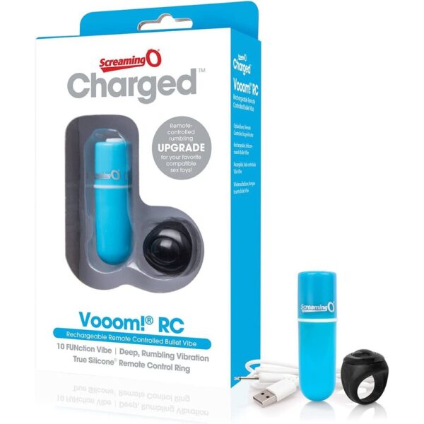 Screaming O Charged Vooom Remote Control Bullet Blue-