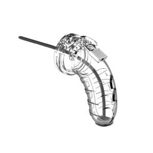 Man Cage 16 Male 4.5 Inch Clear Chastity Cage With Urethal Sound-MCG016TRAx.jpg