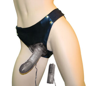 Crystal Jelly Power Cock Strap On Vibrating Dildo-N1673-2x.jpg
