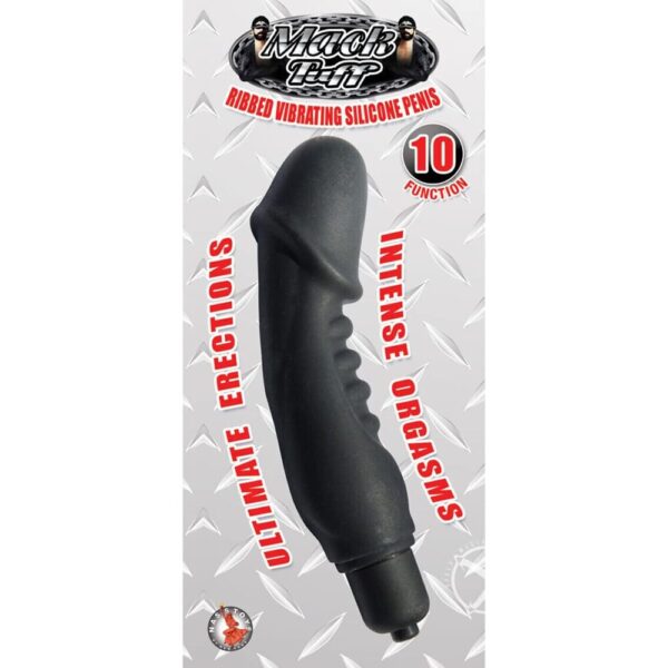 Mack Tuff Mini Ribbed Vibrator 5 Inch-
