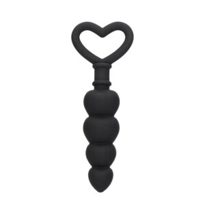 Ouch Silicone Anal Love Beads Black-OU501BLKx1.jpg