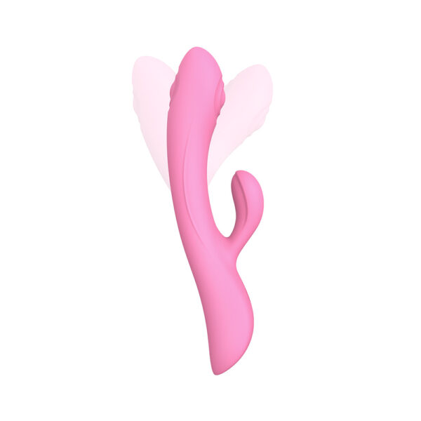 Love To Love Bunny And Clyde Tapping Rabbit Vibrator Pink-