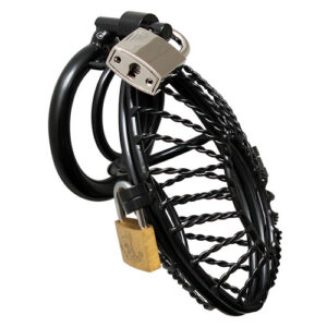 Opening Metal Male Chastity Device With 2 Padlocks-R8113x.jpg