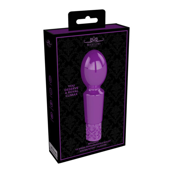 Royal Gems Brilliant Rechargeable Bullet Purple-