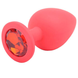 Large Red Jewelled Silicone Butt Plug-RY049Rx.jpg