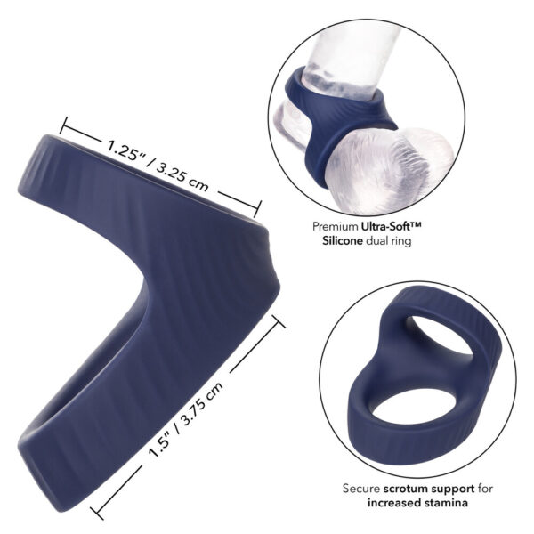 Viceroy Dual Silicone Cock Ring-