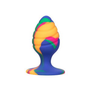 Cheeky Medium Swirl Tie Dye Butt Plug-SE-0439-10-3x1.jpg