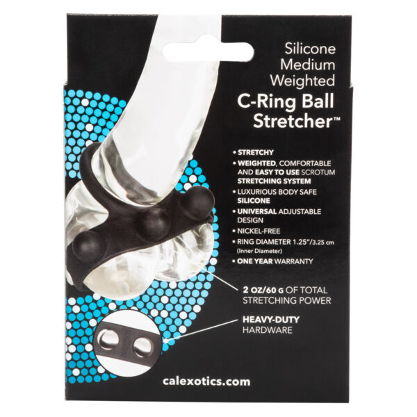 Medium Weighted Penis Ring and Ball Stretcher-