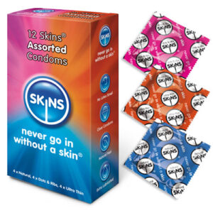 Skins Condoms Assorted 12 Pack-SKAS12x.jpg