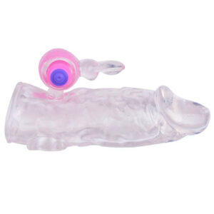 Clear Rabbit Vibrating Penis Extender-SR-00557x1.jpg
