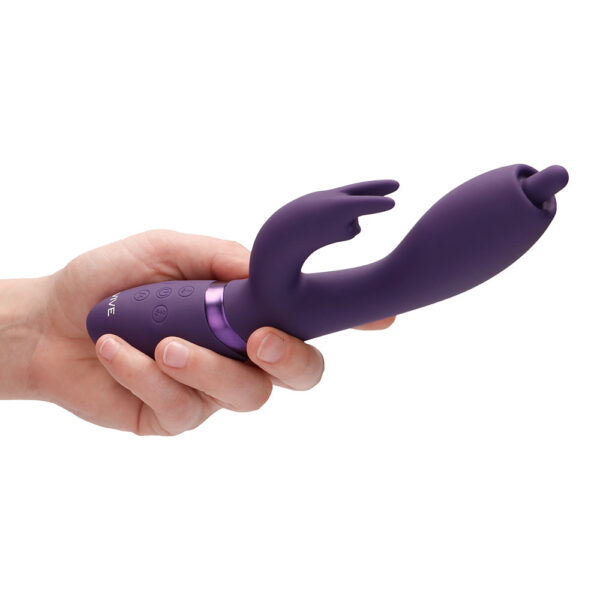 Vive Nilo Purple Pinpoint Rotating G Spot Rabbit-