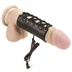 Rimba Electro Stimulation Leather Cock Sleeve-r7866x.jpg