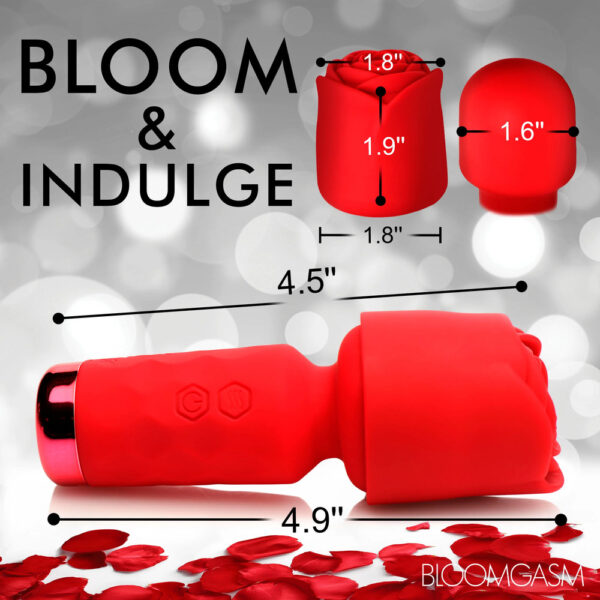 XR Bloomgasm Rose Petite Mini Wand-